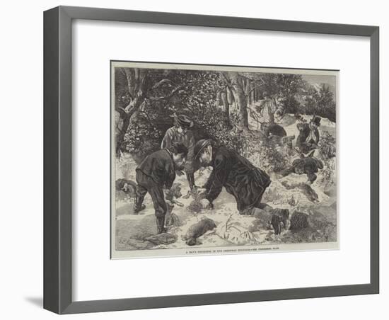 A Day's Ferreting in the Christmas Holidays-George Bouverie Goddard-Framed Giclee Print