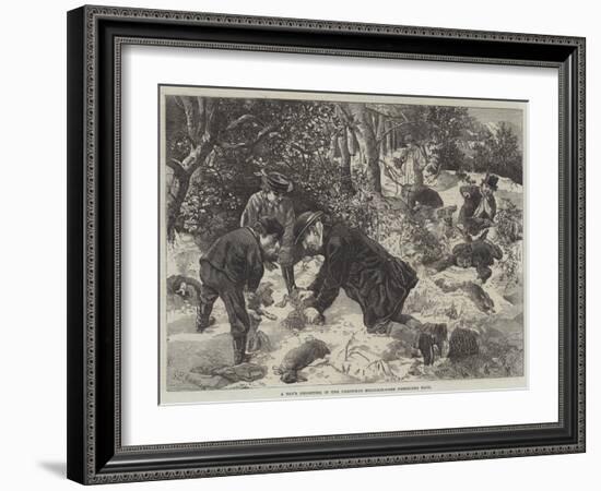 A Day's Ferreting in the Christmas Holidays-George Bouverie Goddard-Framed Giclee Print