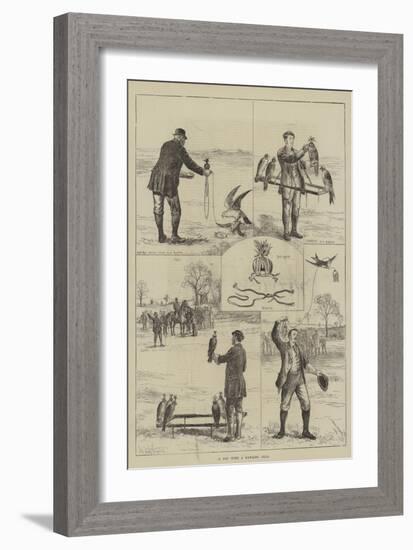 A Day with a Hawking Club-null-Framed Giclee Print