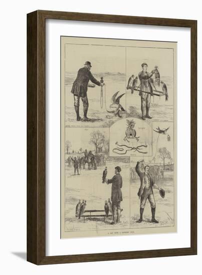 A Day with a Hawking Club-null-Framed Giclee Print