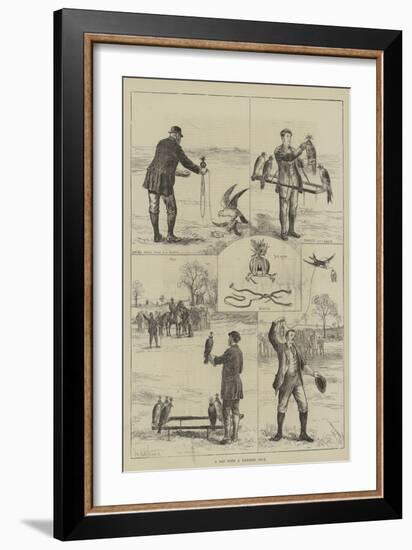 A Day with a Hawking Club-null-Framed Giclee Print