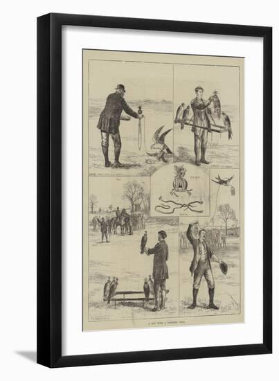 A Day with a Hawking Club-null-Framed Giclee Print