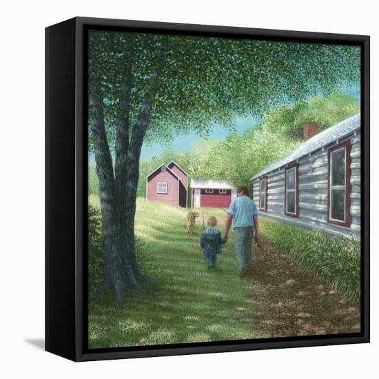 A Day with Dad-Kevin Dodds-Framed Premier Image Canvas