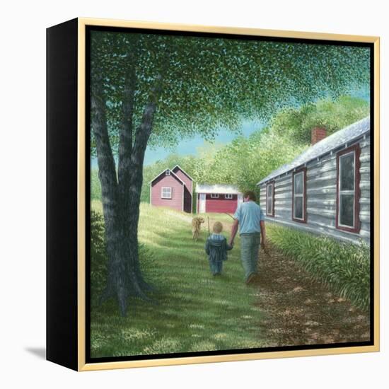 A Day with Dad-Kevin Dodds-Framed Premier Image Canvas