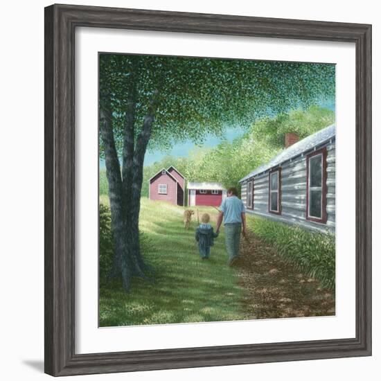 A Day with Dad-Kevin Dodds-Framed Giclee Print