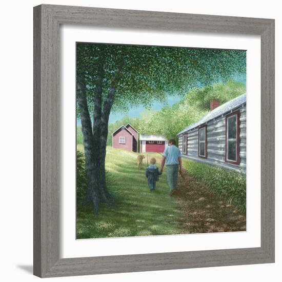 A Day with Dad-Kevin Dodds-Framed Giclee Print