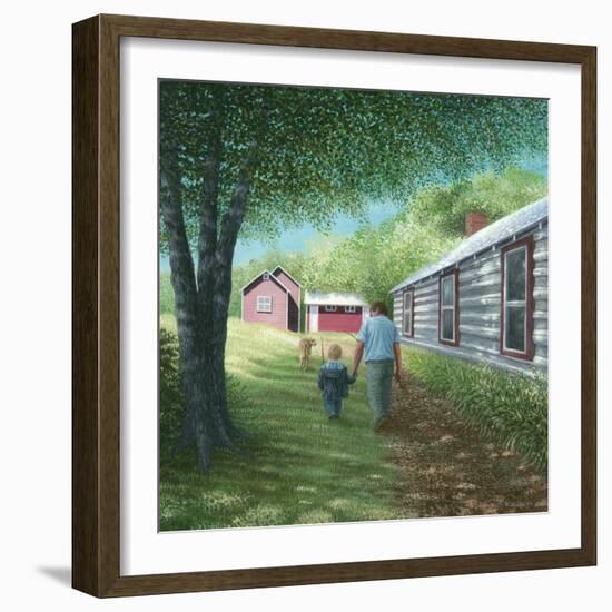 A Day with Dad-Kevin Dodds-Framed Giclee Print