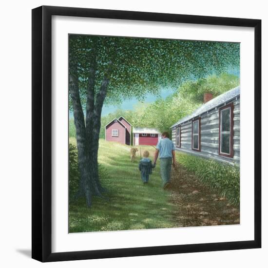 A Day with Dad-Kevin Dodds-Framed Giclee Print