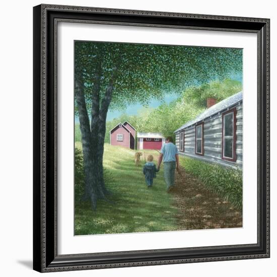 A Day with Dad-Kevin Dodds-Framed Giclee Print