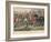 A Day with Puffingtons Hounds, 1865-Bradbury, Evans and Co-Framed Giclee Print