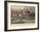 A Day with Puffingtons Hounds, 1865-Bradbury, Evans and Co-Framed Giclee Print