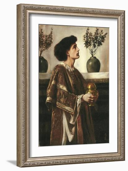 A Deacon. Eine Diakonin. 1863-Simeon Solomon-Framed Giclee Print