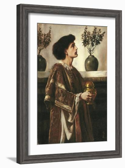 A Deacon. Eine Diakonin. 1863-Simeon Solomon-Framed Giclee Print