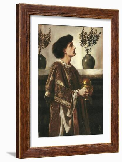 A Deacon. Eine Diakonin. 1863-Simeon Solomon-Framed Giclee Print