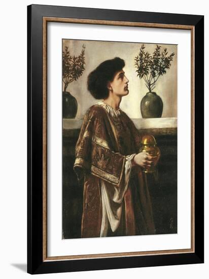 A Deacon. Eine Diakonin. 1863-Simeon Solomon-Framed Giclee Print