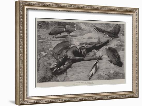 A Dead Angoni Warrior-Harry Hamilton Johnston-Framed Giclee Print