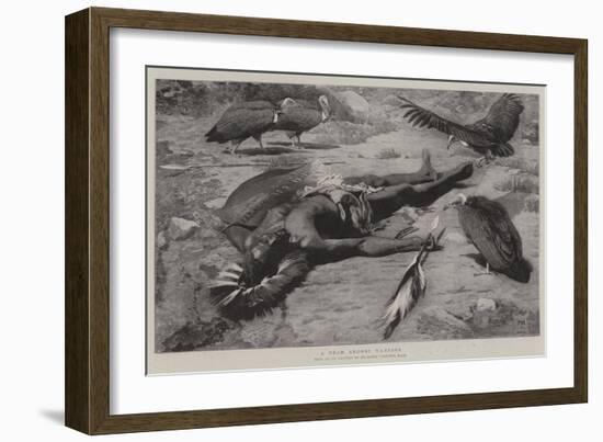 A Dead Angoni Warrior-Harry Hamilton Johnston-Framed Giclee Print