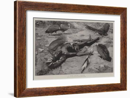 A Dead Angoni Warrior-Harry Hamilton Johnston-Framed Giclee Print