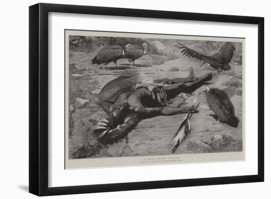 A Dead Angoni Warrior-Harry Hamilton Johnston-Framed Giclee Print
