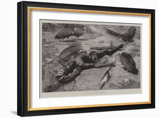 A Dead Angoni Warrior-Harry Hamilton Johnston-Framed Giclee Print