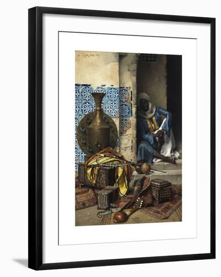 A Dealer in Artefacts-Ludwig Deutsch-Framed Premium Giclee Print