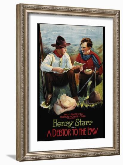 A Debtor to the Law-null-Framed Art Print