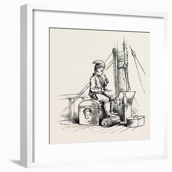 A Deck Passenger-null-Framed Giclee Print