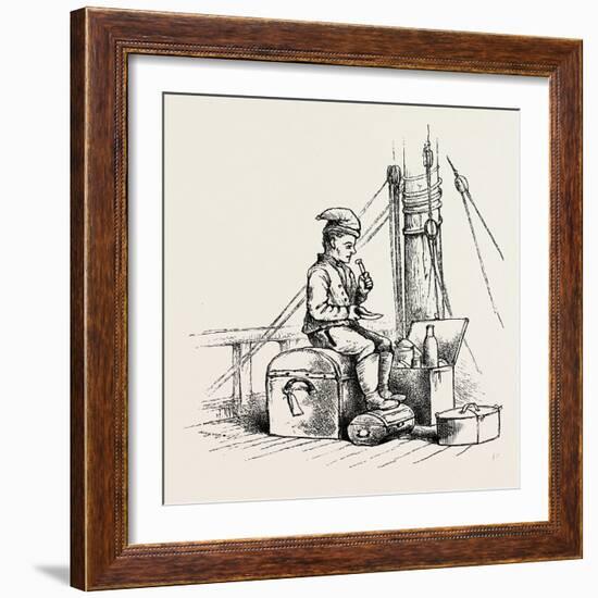 A Deck Passenger-null-Framed Giclee Print