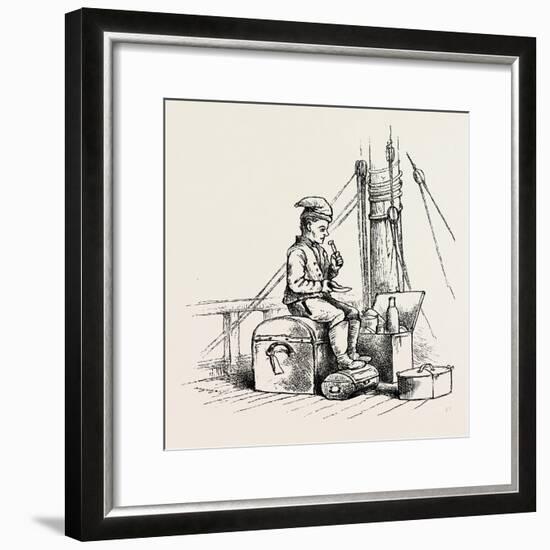 A Deck Passenger-null-Framed Giclee Print