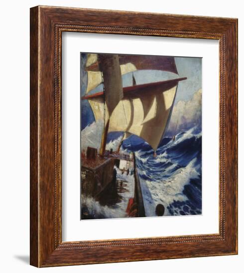 A Deck Scene-Herbert Barnard John Everett-Framed Premium Giclee Print