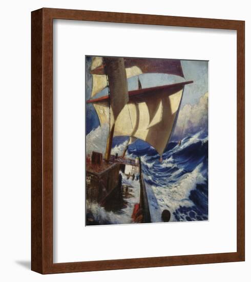 A Deck Scene-Herbert Barnard John Everett-Framed Premium Giclee Print