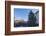 A decorated Christmas tree frames the St. George Church, Prague, Czech Republic, Europe-Roberto Moiola-Framed Photographic Print