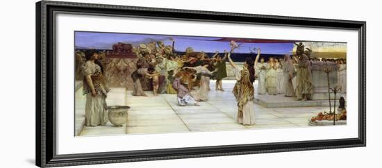 A Dedication to Bacchus, 1889-Sir Lawrence Alma-Tadema-Framed Giclee Print