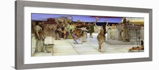 A Dedication to Bacchus, 1889-Sir Lawrence Alma-Tadema-Framed Giclee Print