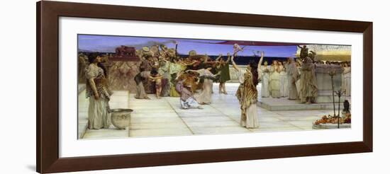 A Dedication to Bacchus, 1889-Sir Lawrence Alma-Tadema-Framed Giclee Print