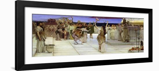 A Dedication to Bacchus, 1889-Sir Lawrence Alma-Tadema-Framed Giclee Print