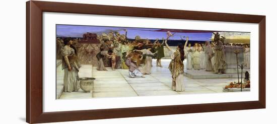 A Dedication to Bacchus, 1889-Sir Lawrence Alma-Tadema-Framed Giclee Print