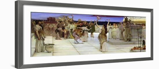 A Dedication to Bacchus, 1889-Sir Lawrence Alma-Tadema-Framed Giclee Print