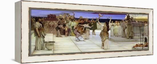A Dedication to Bacchus, 1889-Sir Lawrence Alma-Tadema-Framed Premier Image Canvas