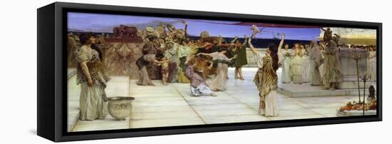 A Dedication to Bacchus, 1889-Sir Lawrence Alma-Tadema-Framed Premier Image Canvas