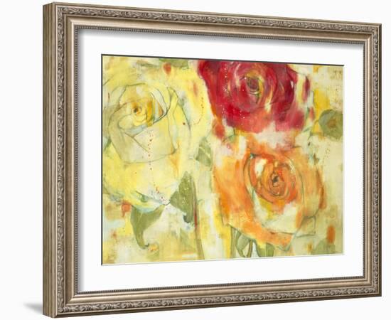 A Deep Rose-Jill Martin-Framed Art Print