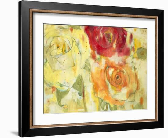 A Deep Rose-Jill Martin-Framed Art Print