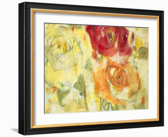 A Deep Rose-Jill Martin-Framed Art Print