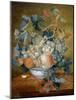 A Delft Bowl with Fruit, C.1730-Michiel van Huysum-Mounted Giclee Print