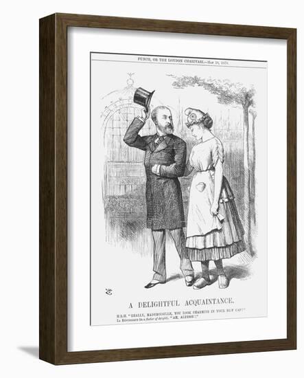 A Delightful Acquaintance, 1878-Joseph Swain-Framed Giclee Print