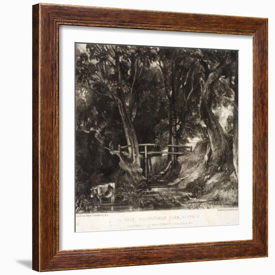 A Dell, Helmingham Park, Suffolk-John Constable-Framed Giclee Print