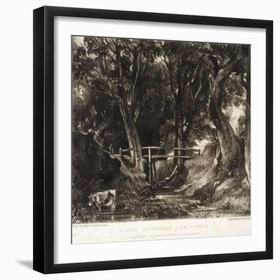 A Dell, Helmingham Park, Suffolk-John Constable-Framed Giclee Print