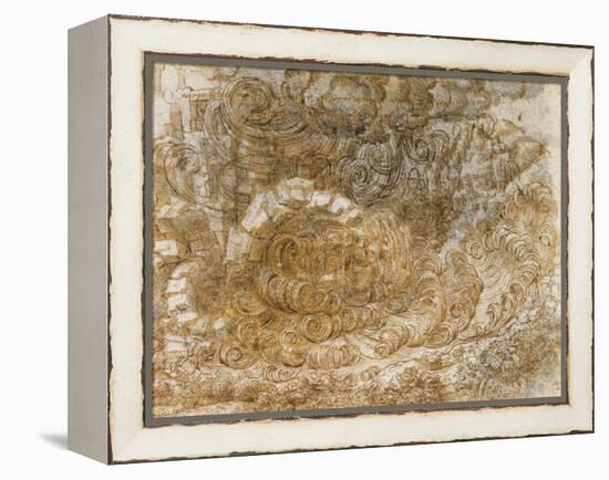 A Deluge by Leonardo Da Vinci-Leonardo Da Vinci-Framed Premier Image Canvas