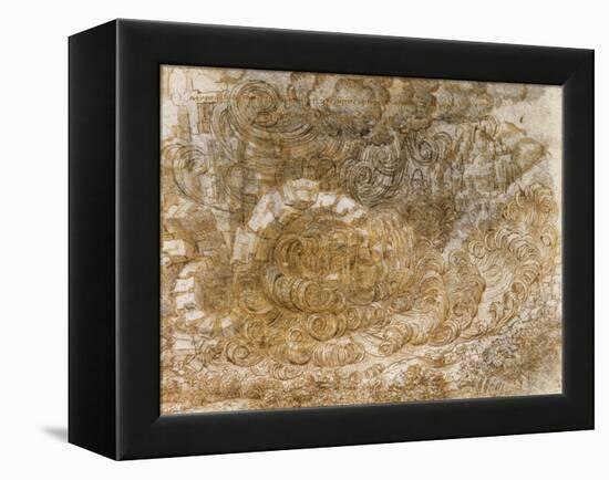 A Deluge by Leonardo Da Vinci-Leonardo Da Vinci-Framed Premier Image Canvas