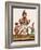 A Depiction of King Ravana with a Rakshasa or Demon to His Left and Sita to His Right, from…-null-Framed Giclee Print